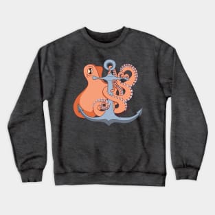 Octopus and an Anchor Crewneck Sweatshirt